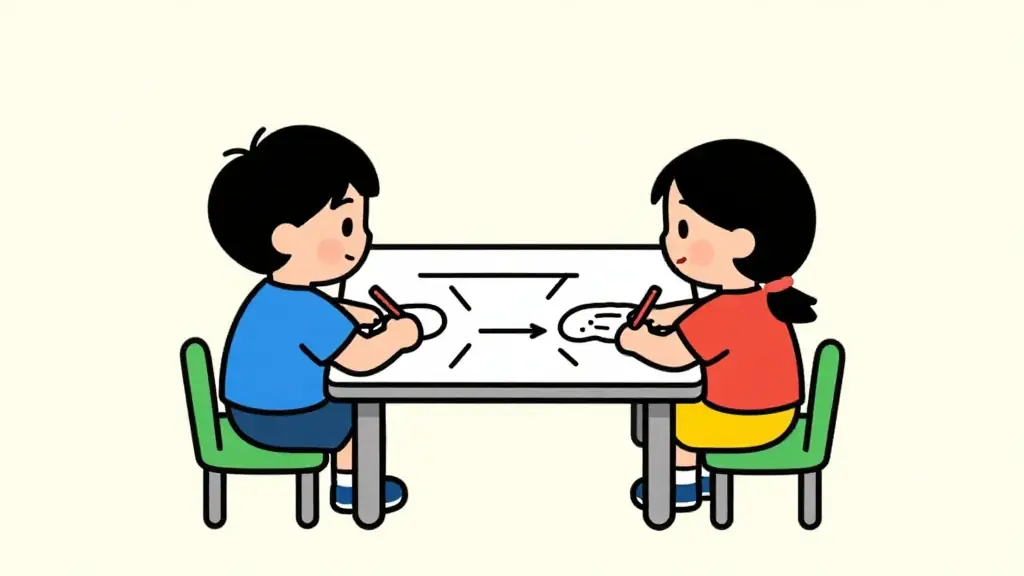 Illustration du jeu « Dessin télépathique »