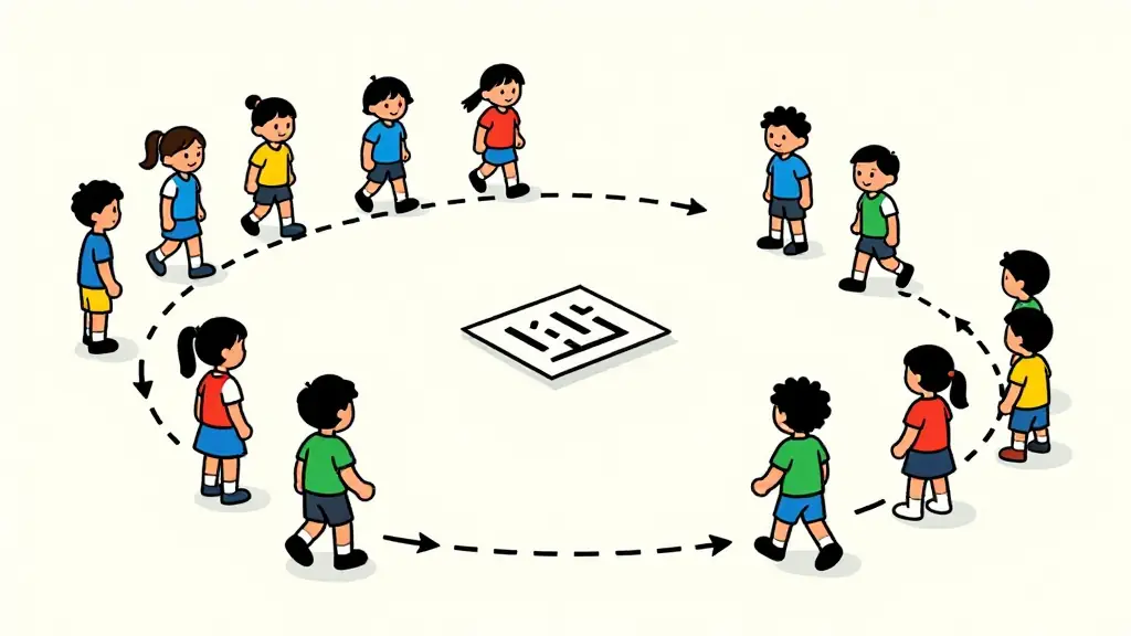 Illustration du jeu « Course au trésor »