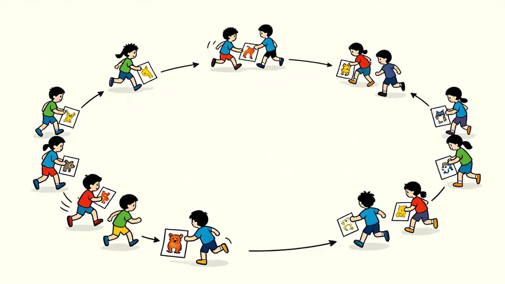 Illustration du jeu « Course aux animaux »