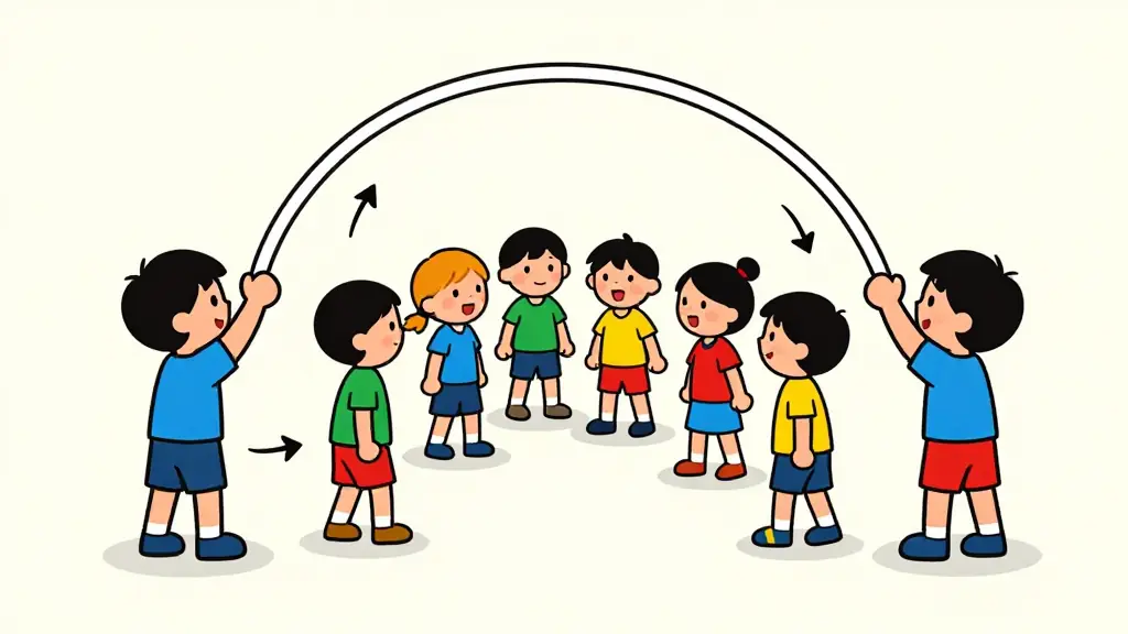 Illustration du jeu « Laissez passer les petits St-Jean »