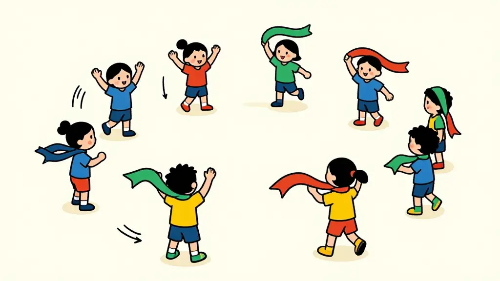 Illustration du jeu « C'est nous qui sommes les rubans bleus »