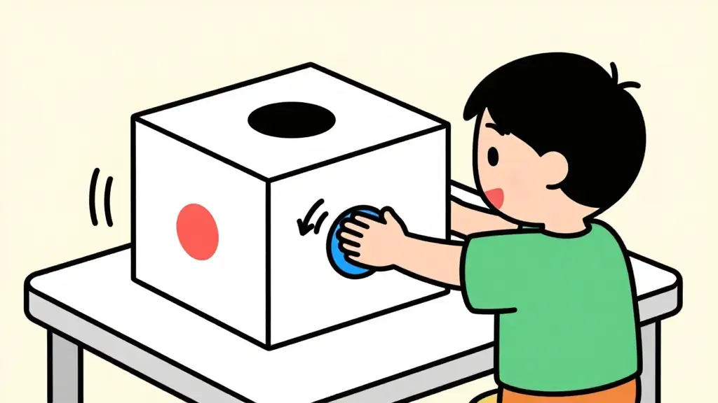 Illustration du jeu « La boîte mystère »