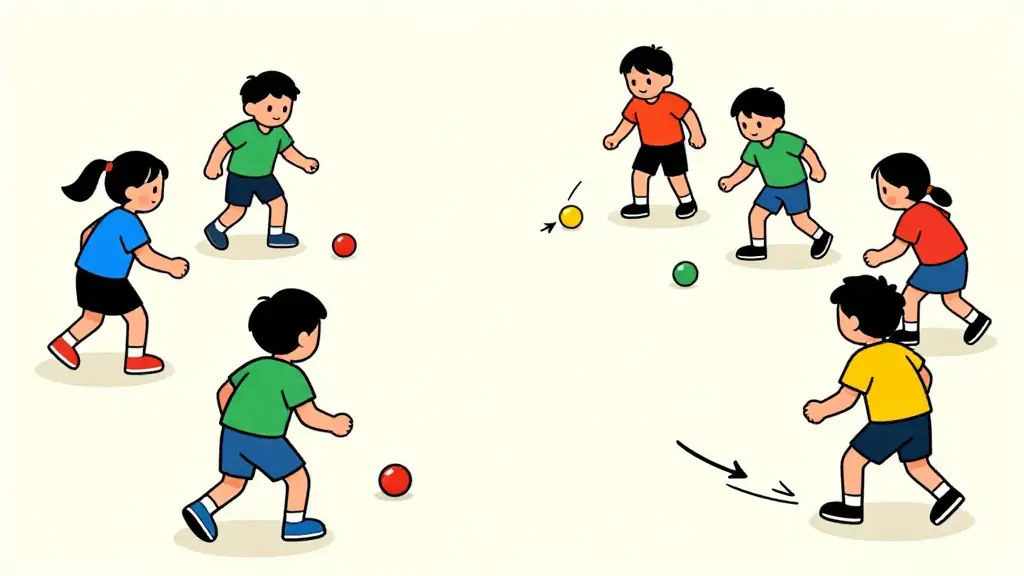 Illustration du jeu « La Bille Folle »