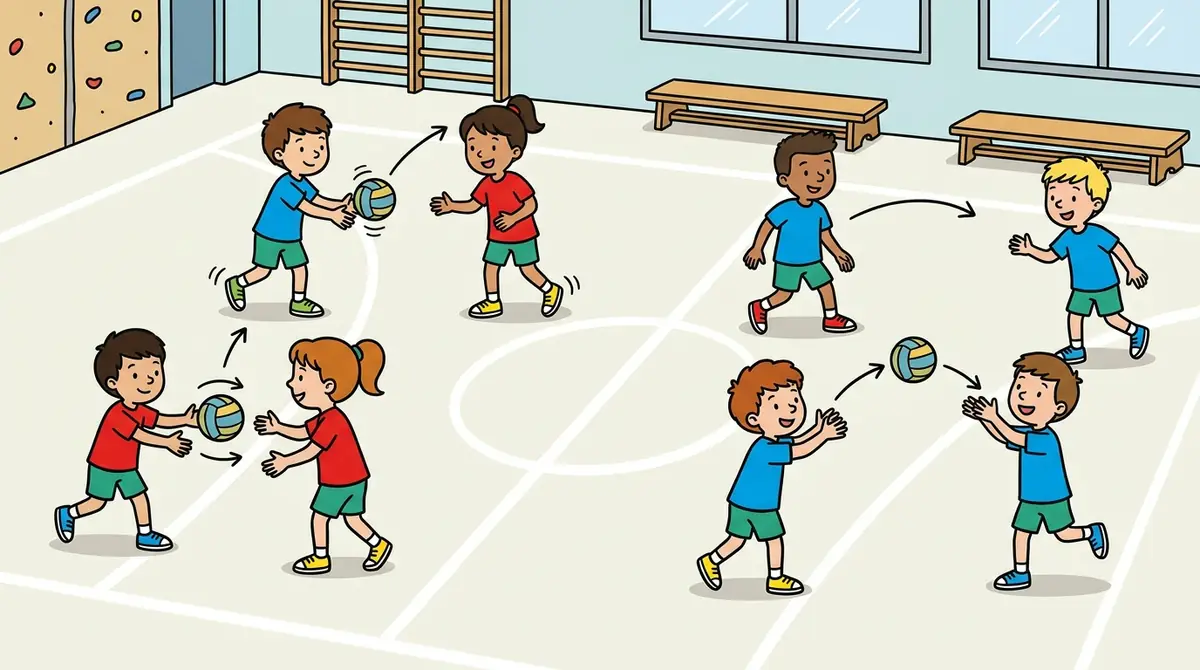 Illustration du jeu « Les basketteurs »
