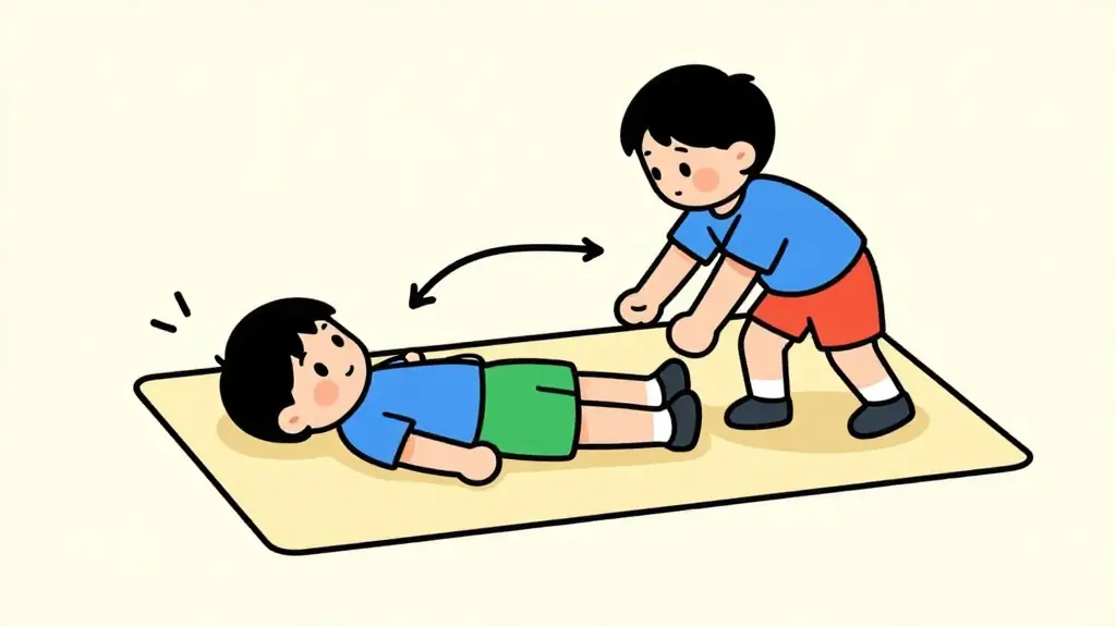 Illustration du jeu « Le sac de sable »