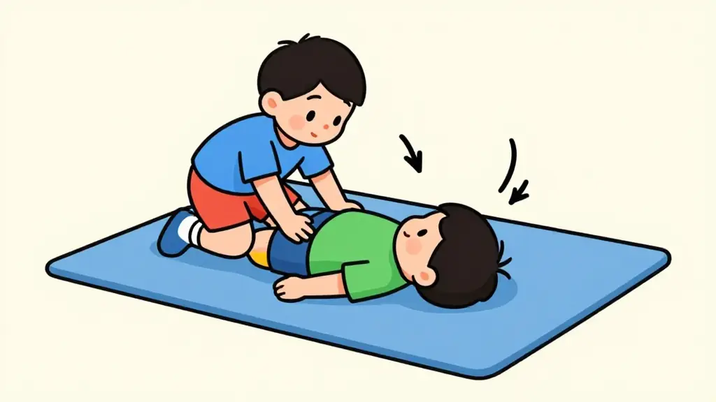Illustration du jeu « L'immobilisation douce »