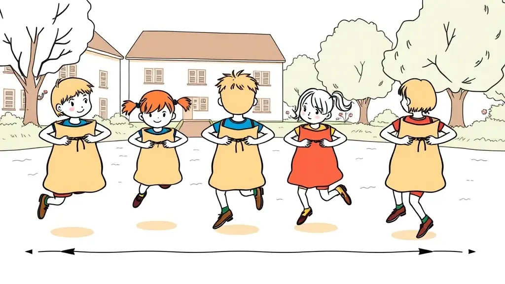 Illustration du jeu « Sack race »