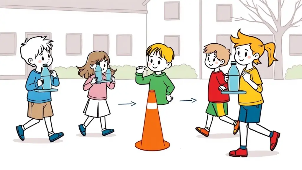Illustration du jeu « La Course Des Bouteilles »
