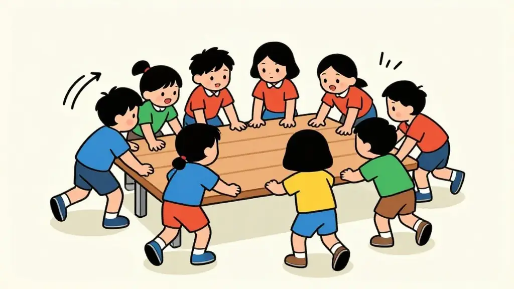 Illustration du jeu « La conquête de l'Everest »