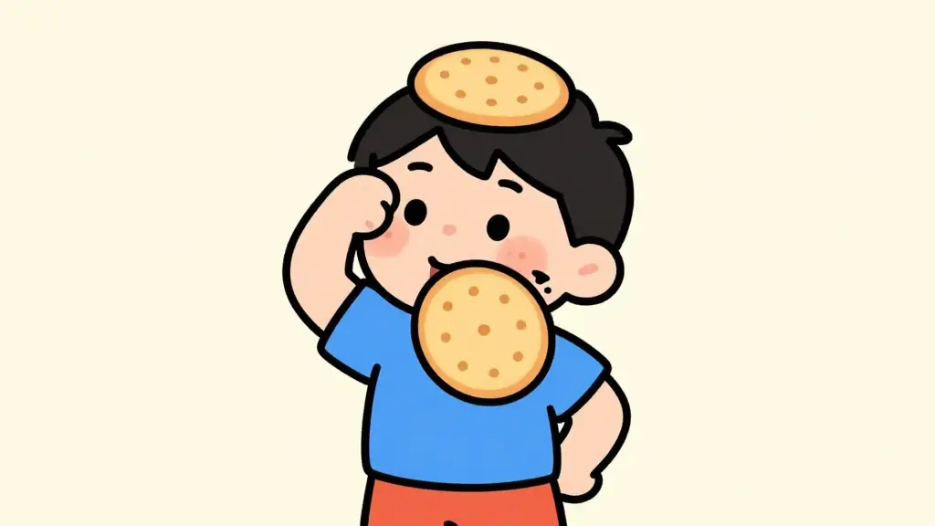 Illustration du jeu « Le mangeur de biscuits »