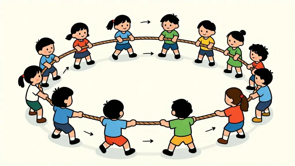 Illustration du jeu « Le tire à la soupe »