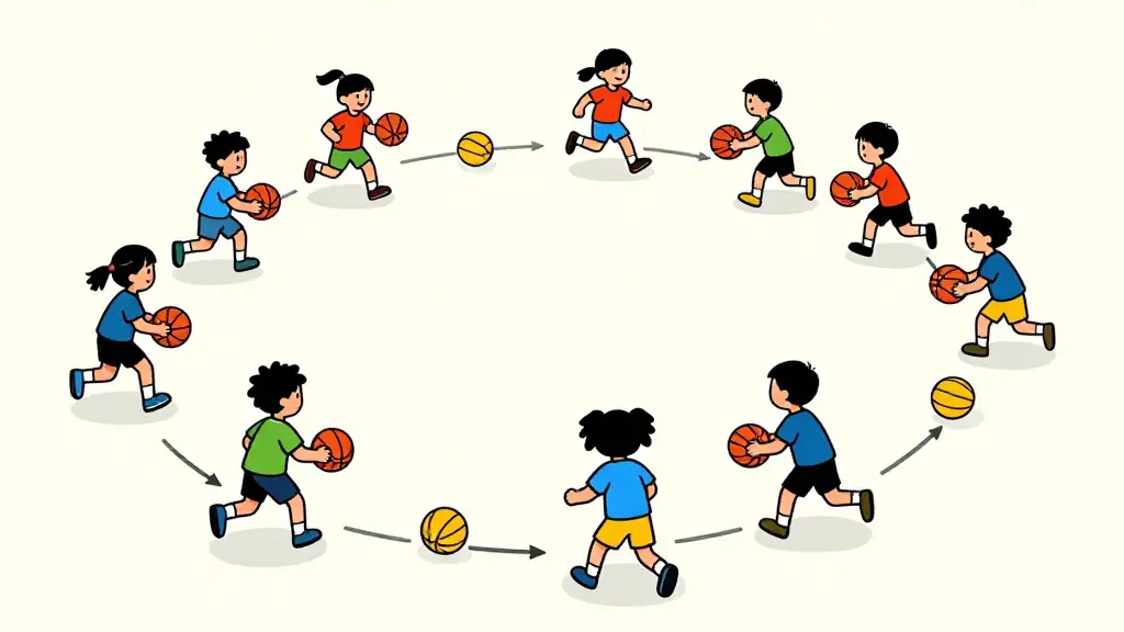 Illustration du jeu « Course aux ballons »