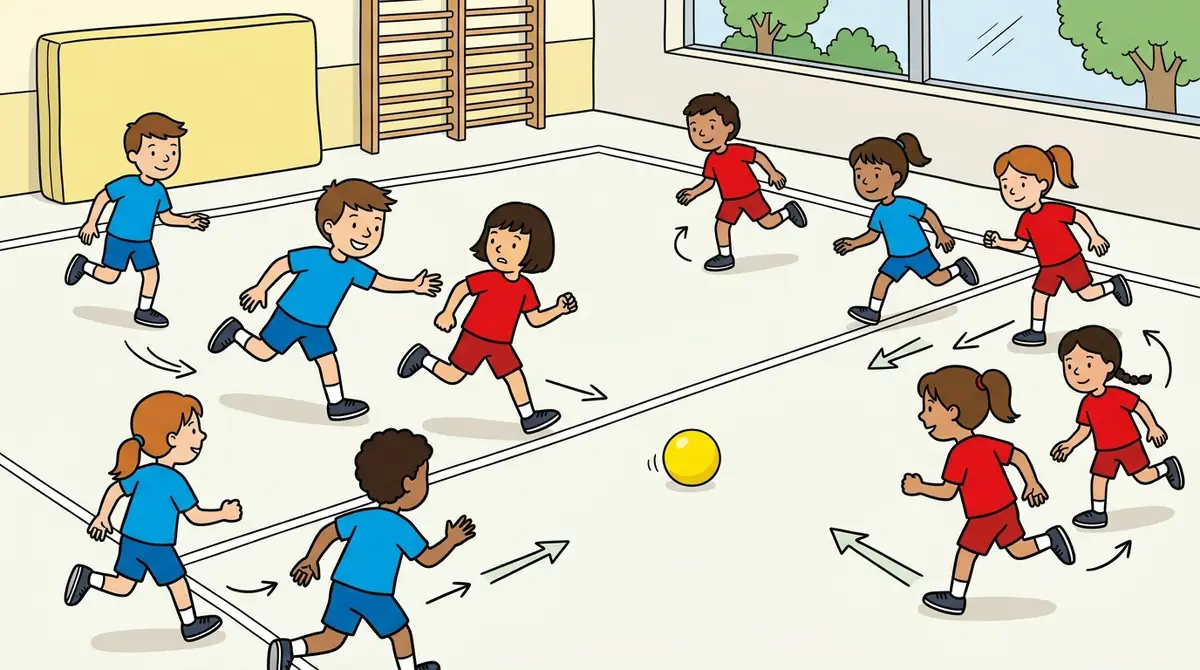 Illustration du jeu « Le match de basket 3 contre 3 »