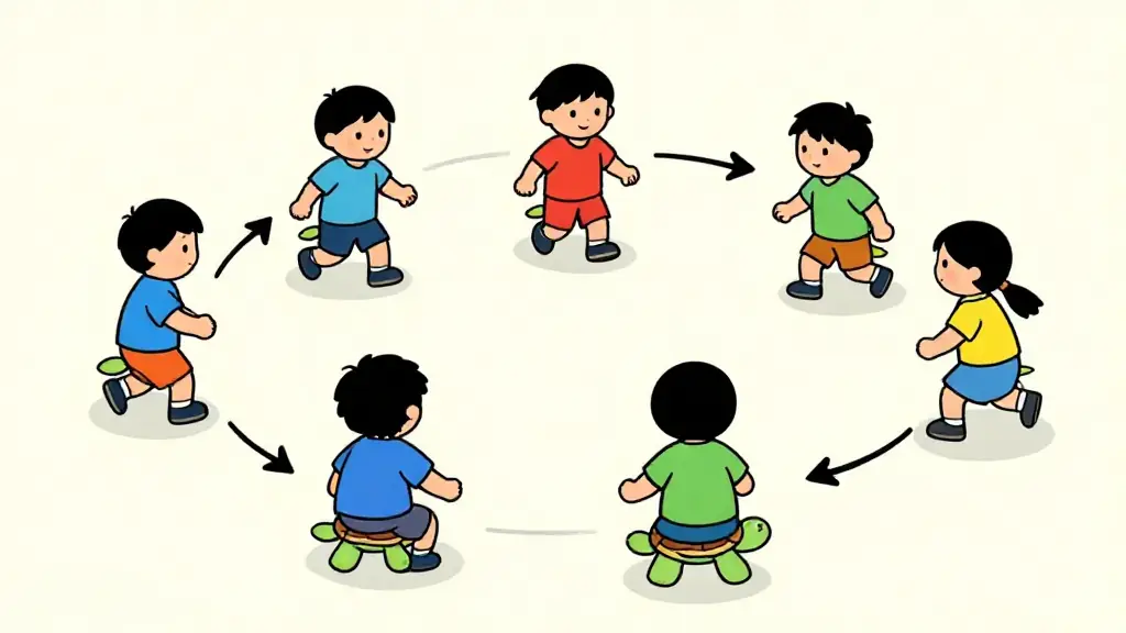 Illustration du jeu « Tortue tournis »