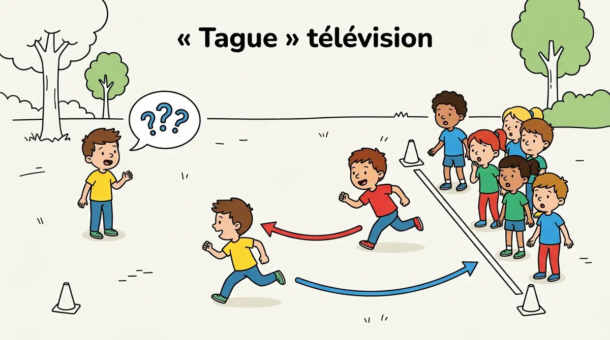 Illustration du jeu « « Tague » télévision »