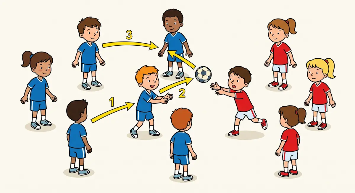 Illustration du jeu « Défi 5 passes »
