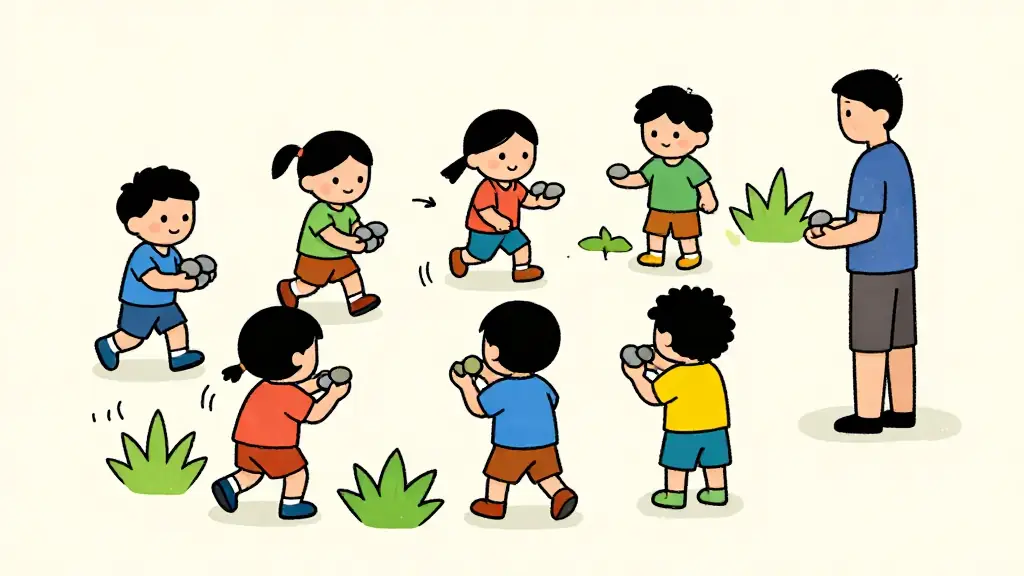 Illustration du jeu « La balade cailloux »
