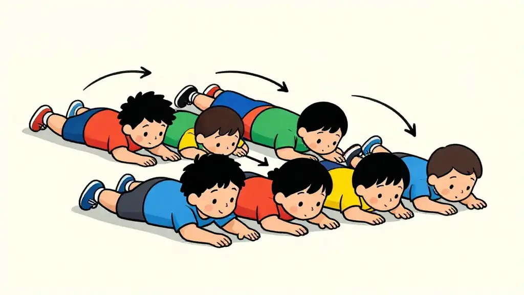Illustration du jeu « Caterpillar »