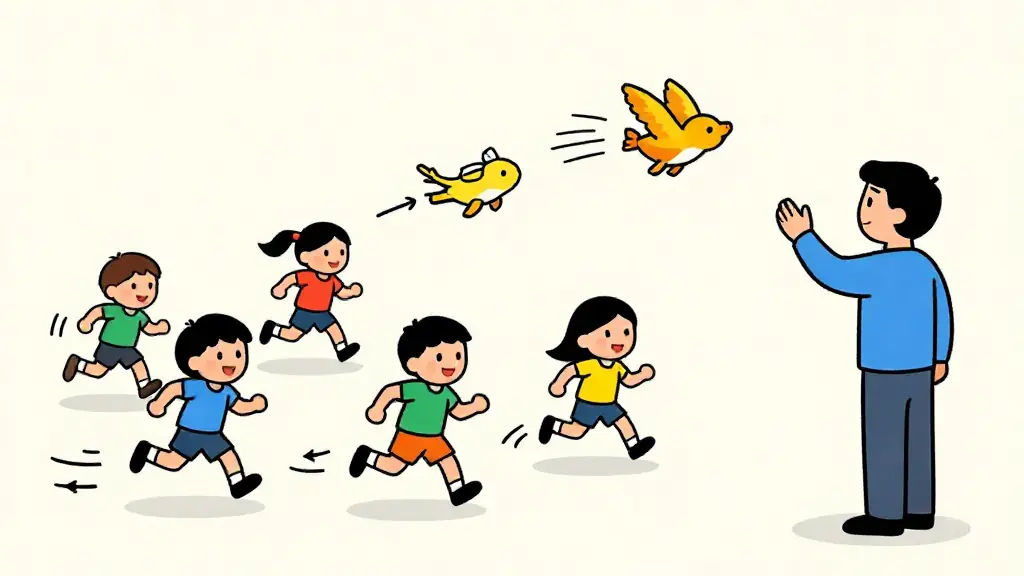Illustration du jeu « Vous vous envolez les... »