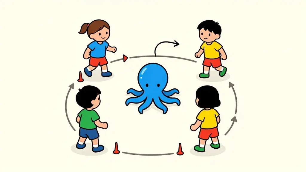 Illustration du jeu « La pieuvre »