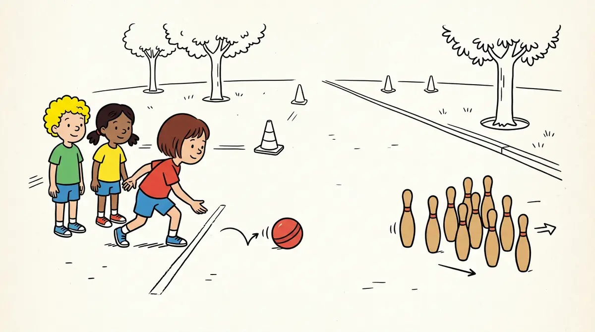 Illustration du jeu « Quilles »