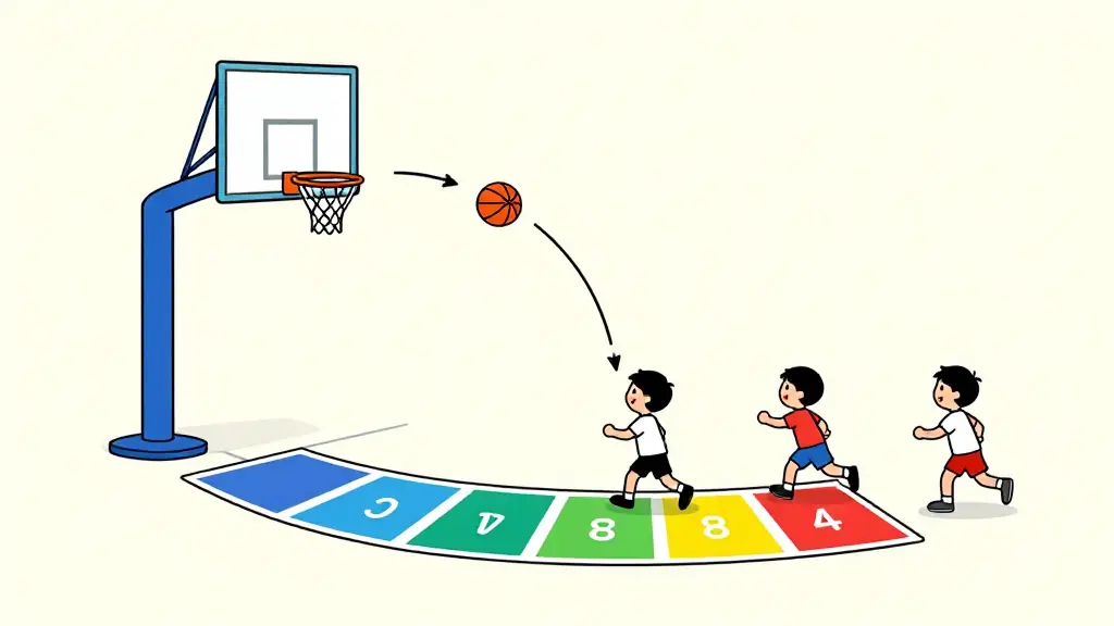 Illustration du jeu « Basket-bouteille »