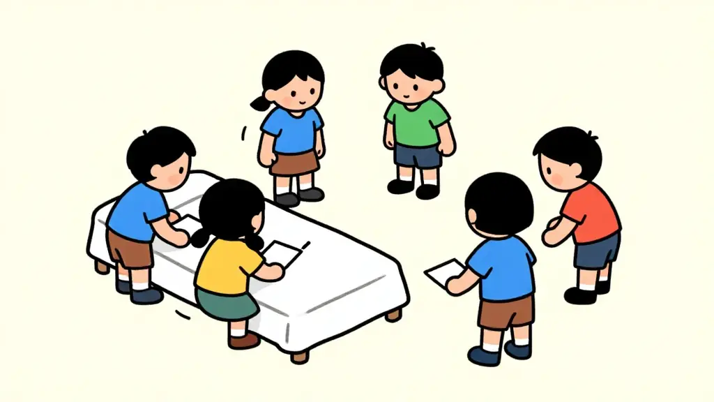 Illustration du jeu « L'ange gardien »