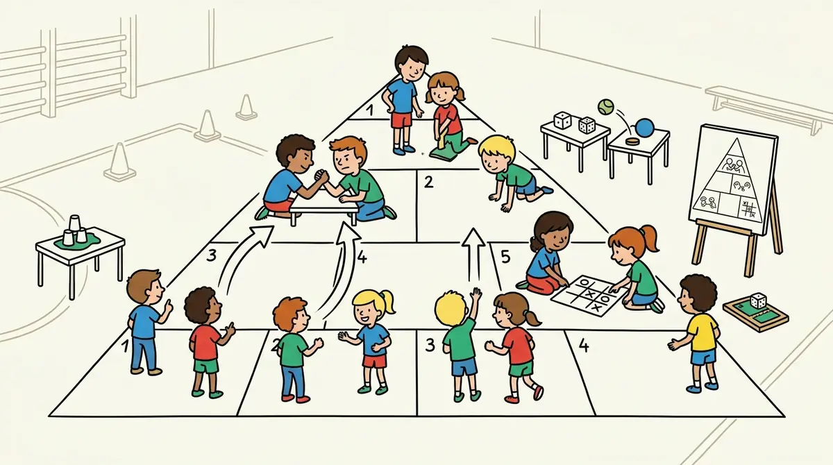 Illustration du jeu « La pyramide »