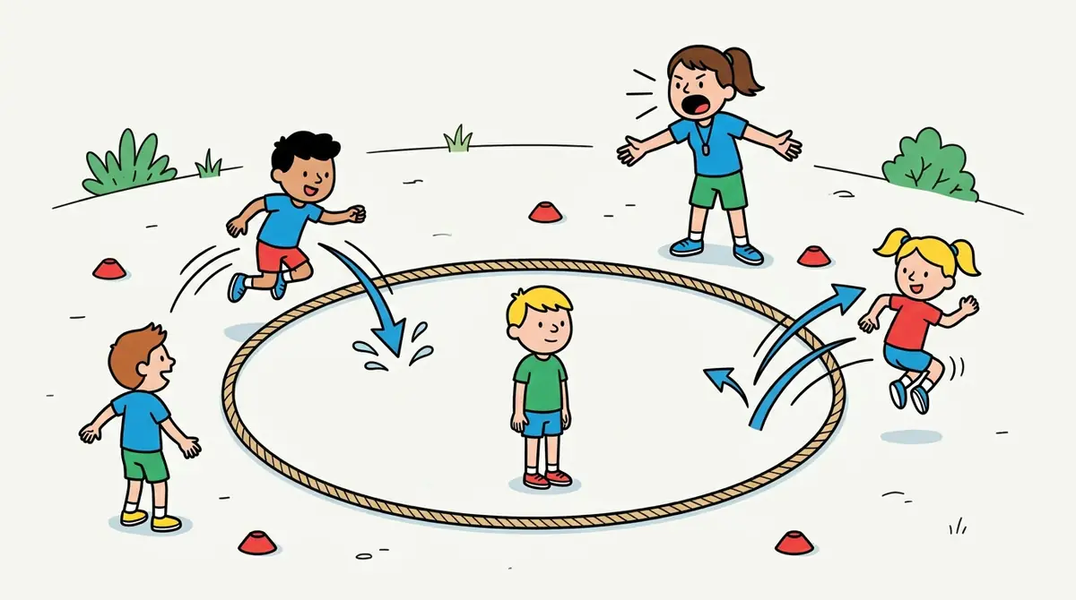 Illustration du jeu « Sur la plage, dans la mer »