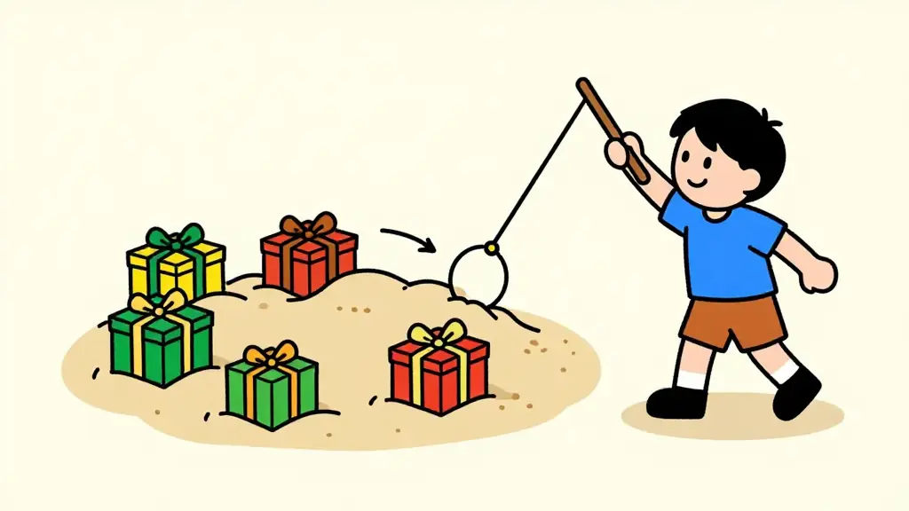 Illustration du jeu « Les paquets (Kermesse) »