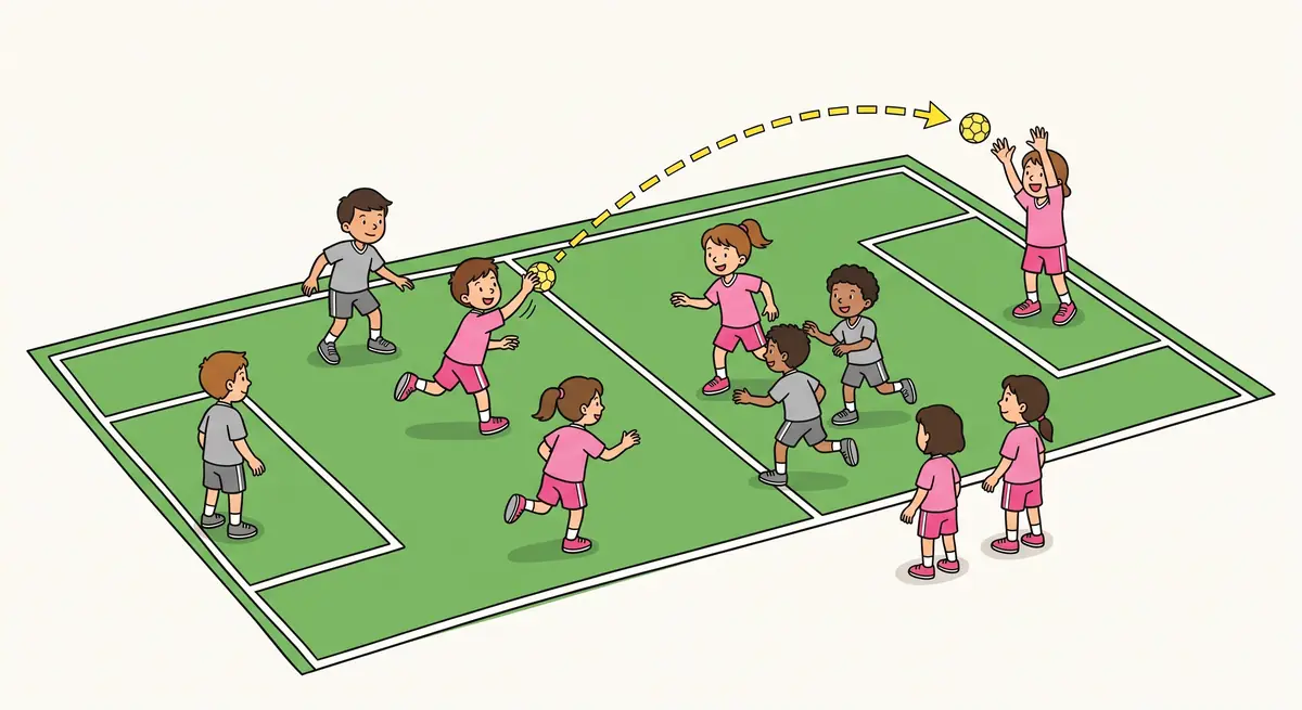 Illustration du jeu « Balle au Capitaine »