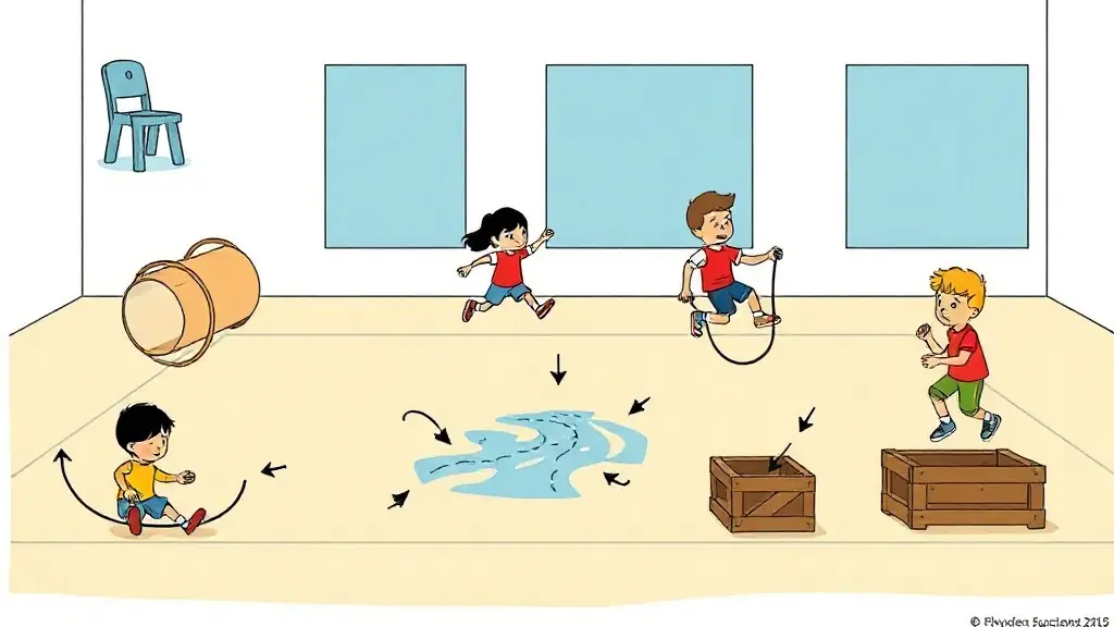 Illustration du jeu « Relais Parcours I »