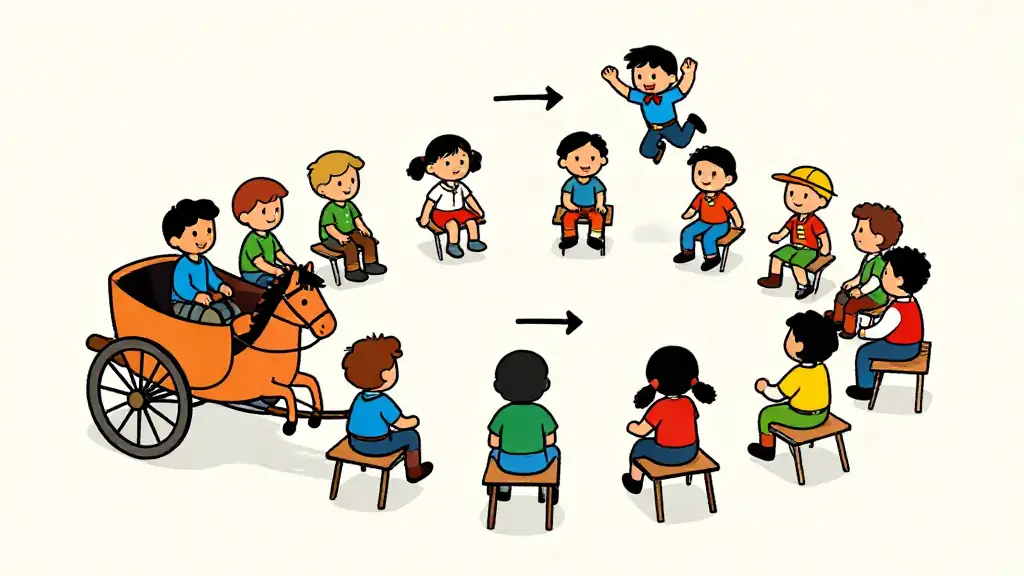 Illustration du jeu « La diligence »