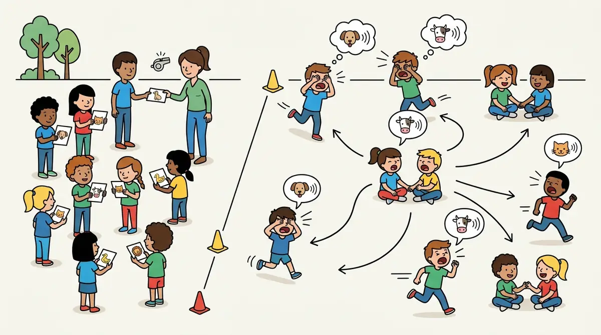 Illustration du jeu « Les couples crieurs »