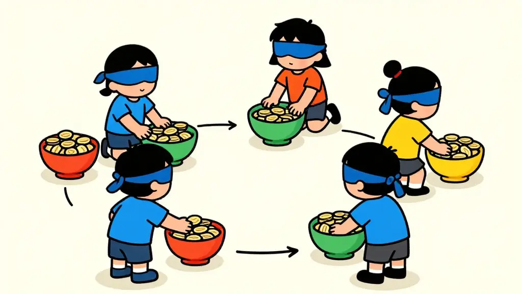 Illustration du jeu « Les pickpockets »