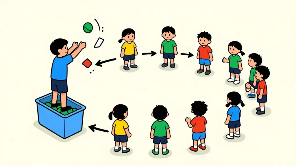 Illustration du jeu « Les météores »
