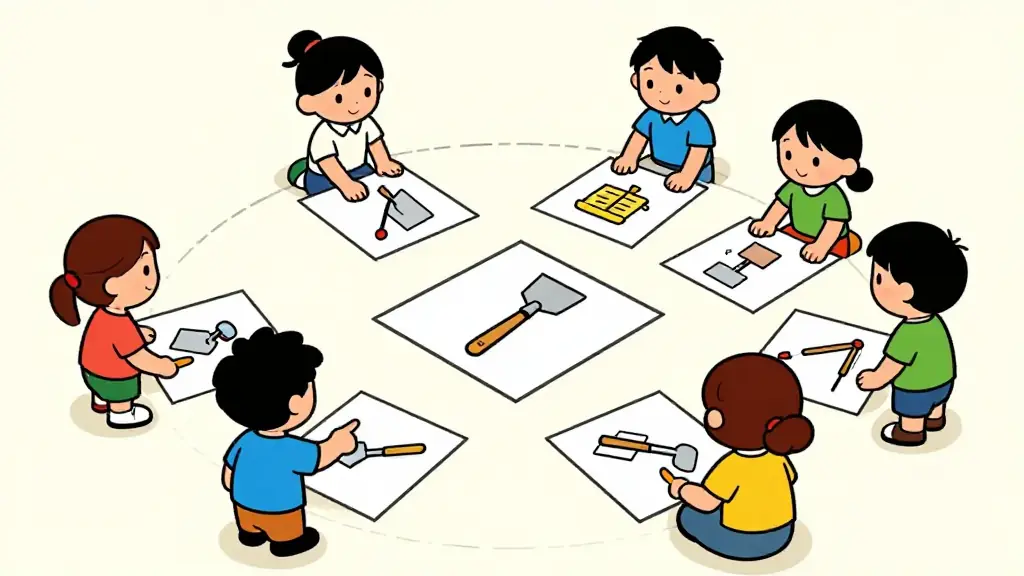 Illustration du jeu « Kim professionnel »