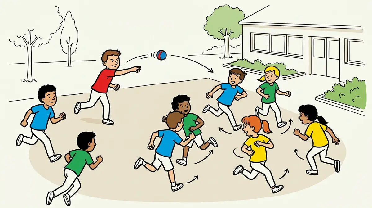 Illustration du jeu « La balle aux chasseurs avec délivrance »