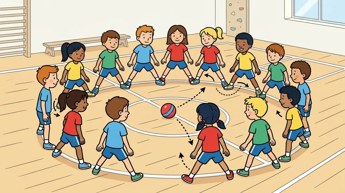 Illustration du jeu « Croquet-ballon »