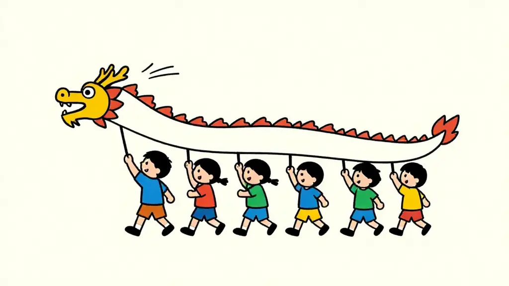 Illustration du jeu « Dragon's Tail »