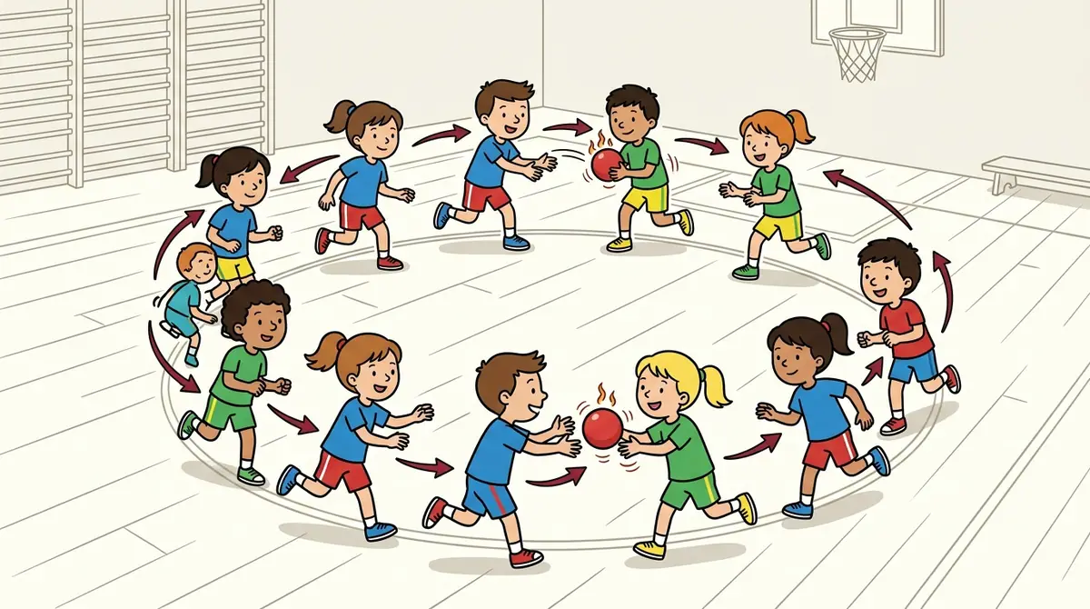 Illustration du jeu « La balle empoisonnée »