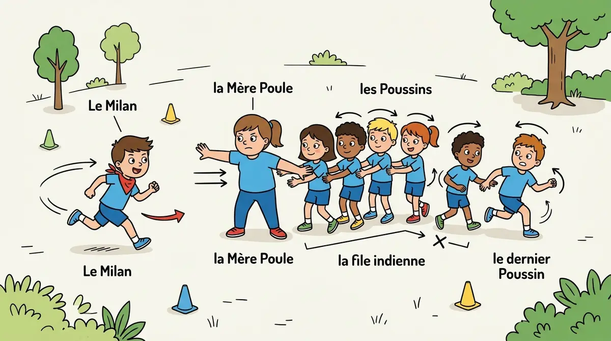 Illustration du jeu « Le Milan »