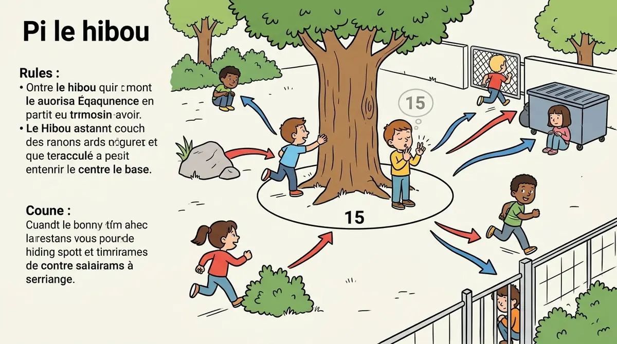 Illustration du jeu « Pi le hibou »