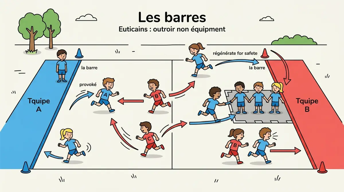 Illustration du jeu « Les barres »