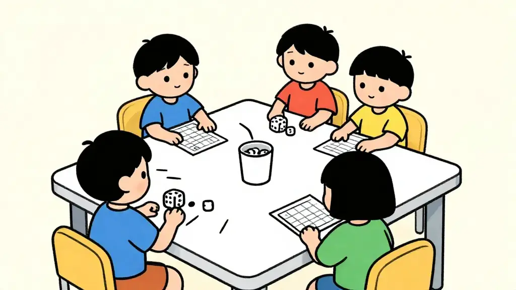 Illustration du jeu « Poker aux dés »