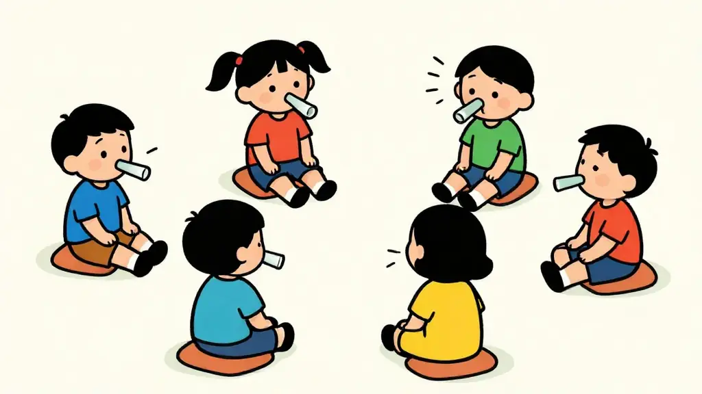 Illustration du jeu « La respiration rafraîchissante »