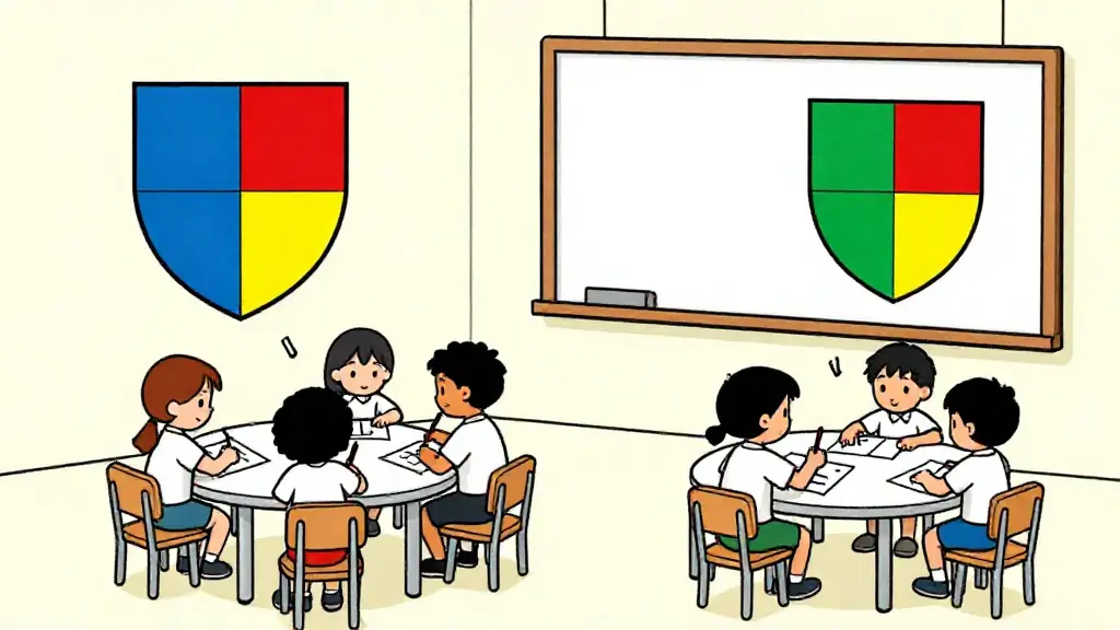 Illustration du jeu « Le blason »